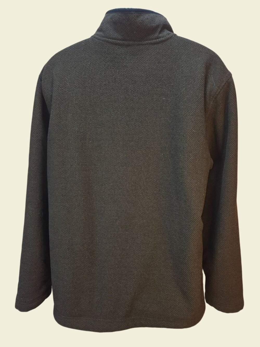 Orvis Mens Brown 1/4 Zip Pullover Sherpa Jacket XL - Picture 2 of 7